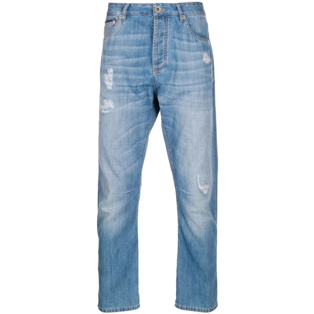 Brunello Cucinelli Blue Denim Men - 1