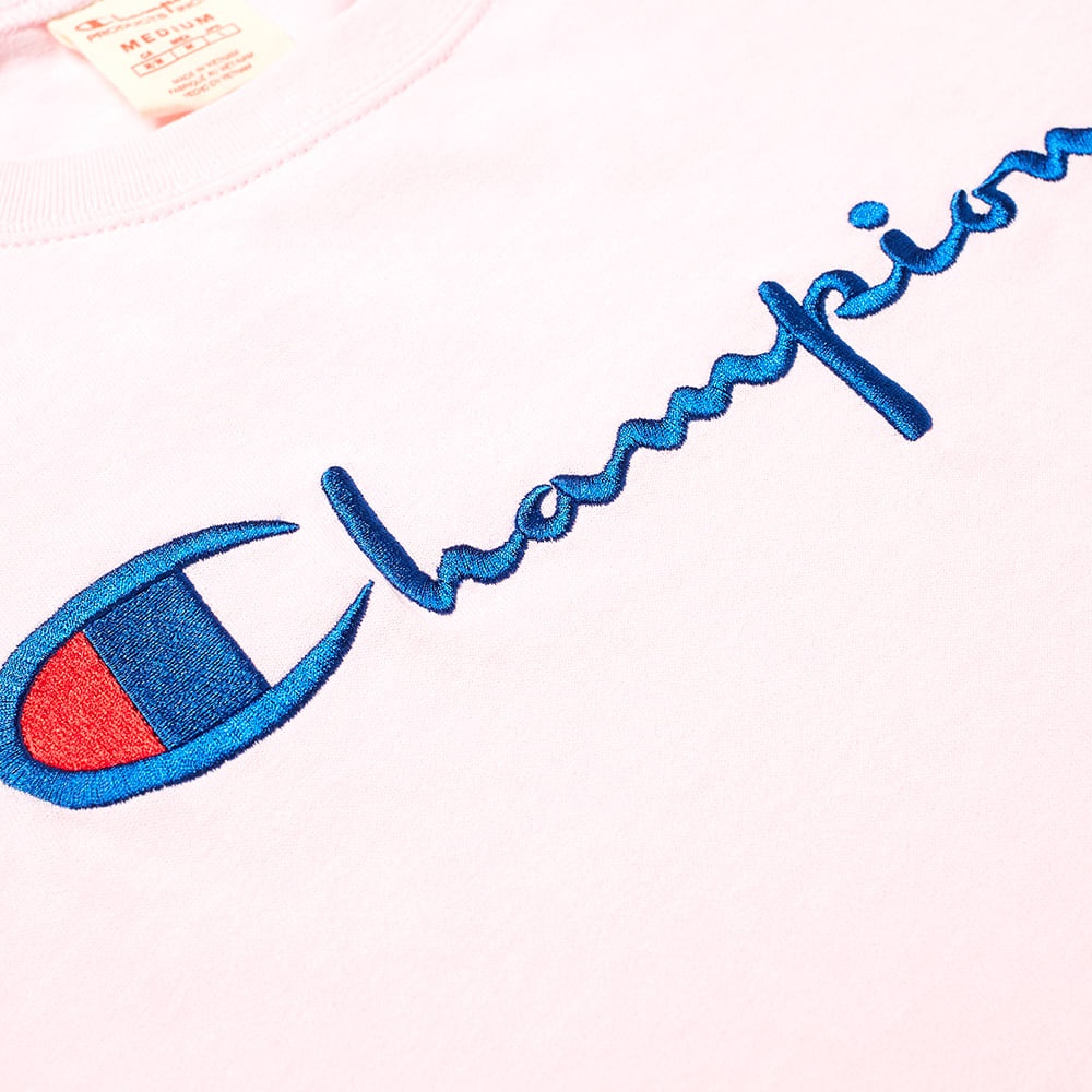 Champion Reverse Weave Women's Large Script Logo Tee - 2