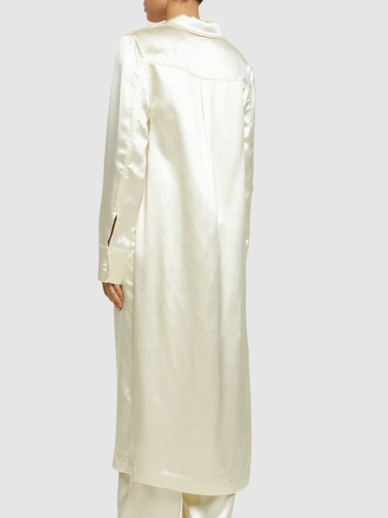 Oyat silk blend long shirt - 3