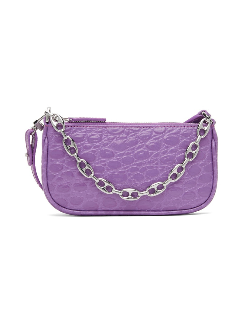 Purple Croc Rachel Mini Bag 1