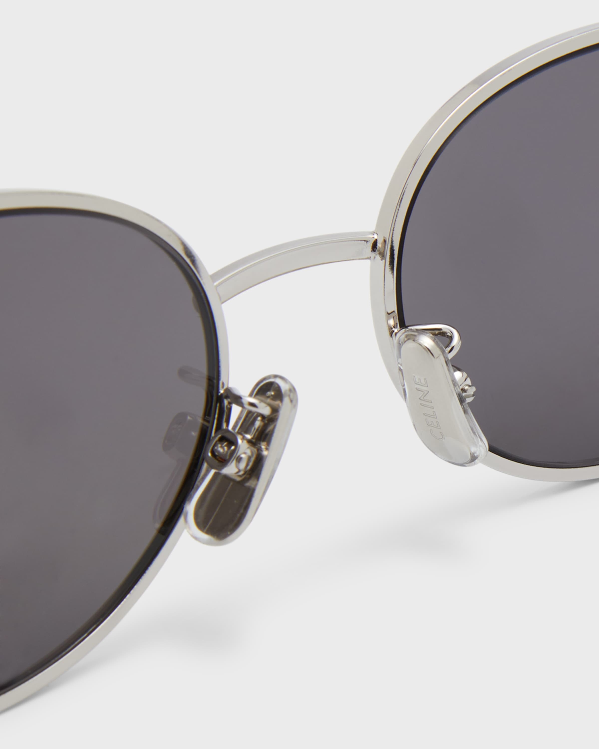 Triomphe Oval Metal Sunglasses - 5