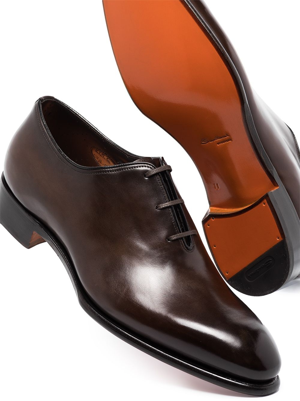 leather lace-up Oxford shoes - 2