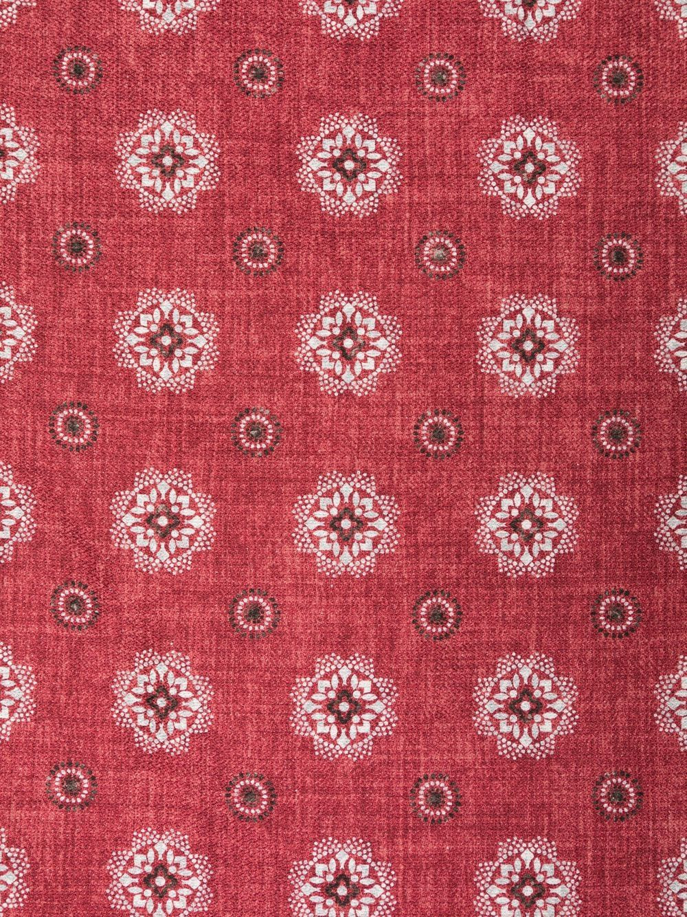 paisley print square pocket - 2