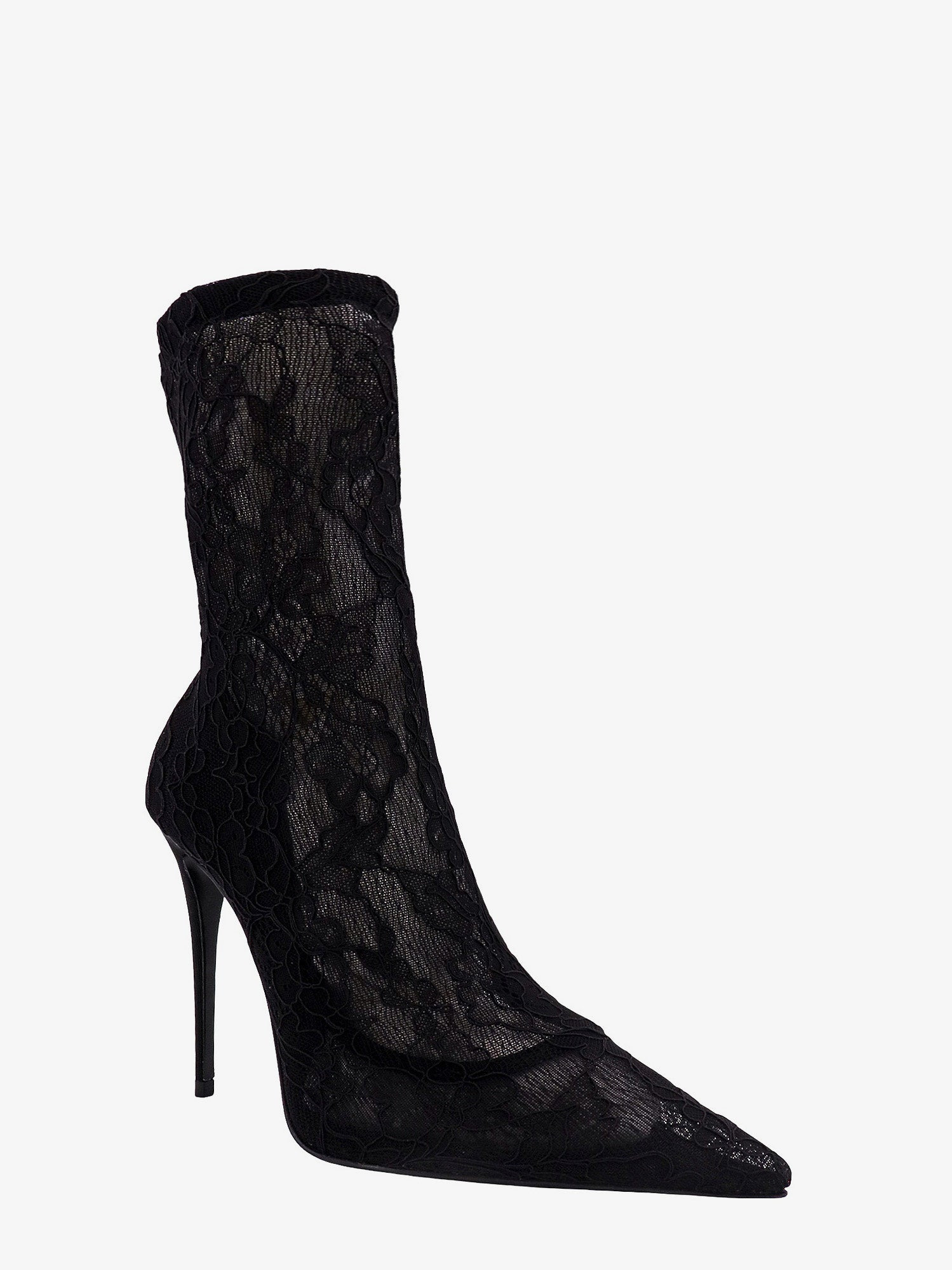 Lace Ankle Boots - 2