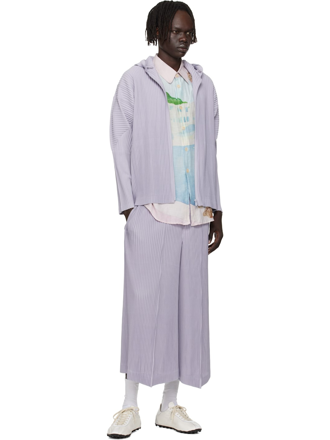 Purple Monthly Color June Trousers - 4
