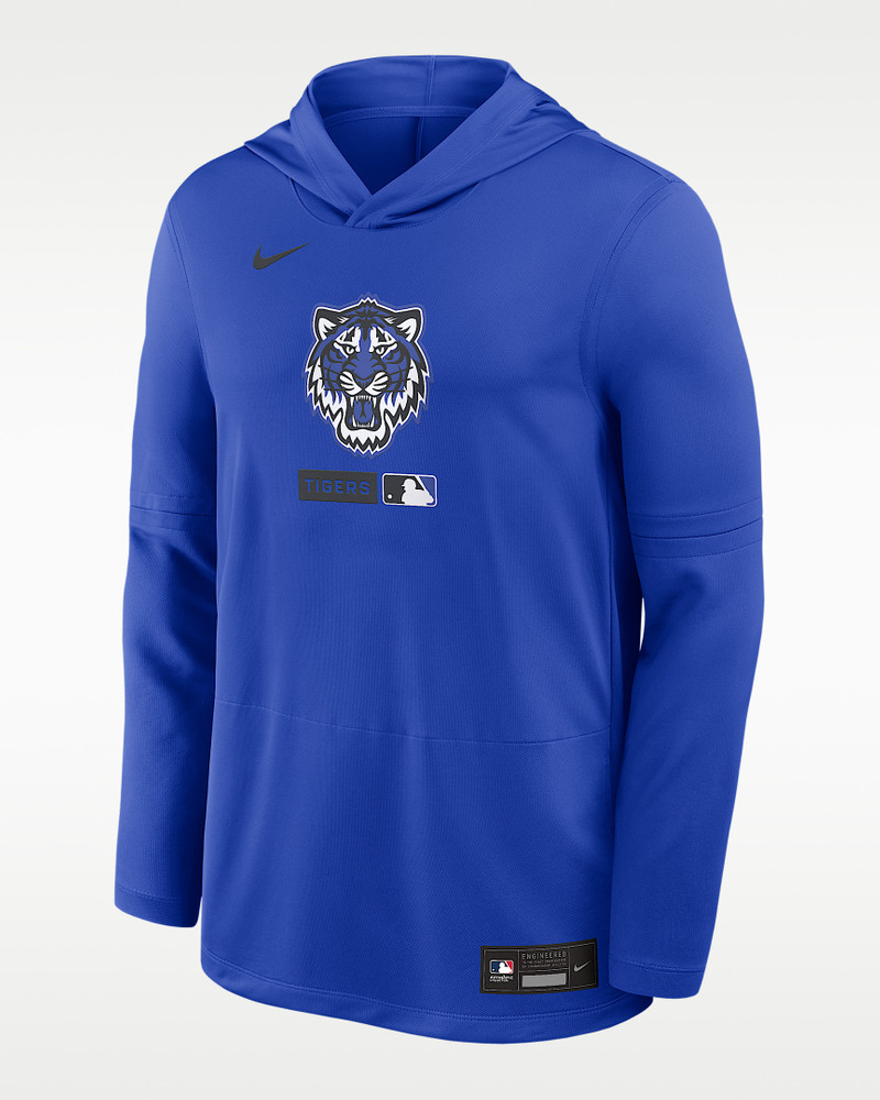 Detroit Tigers City Connect Men's Nike Dri-FIT MLB Long-Sleeve Hooded Top 1
