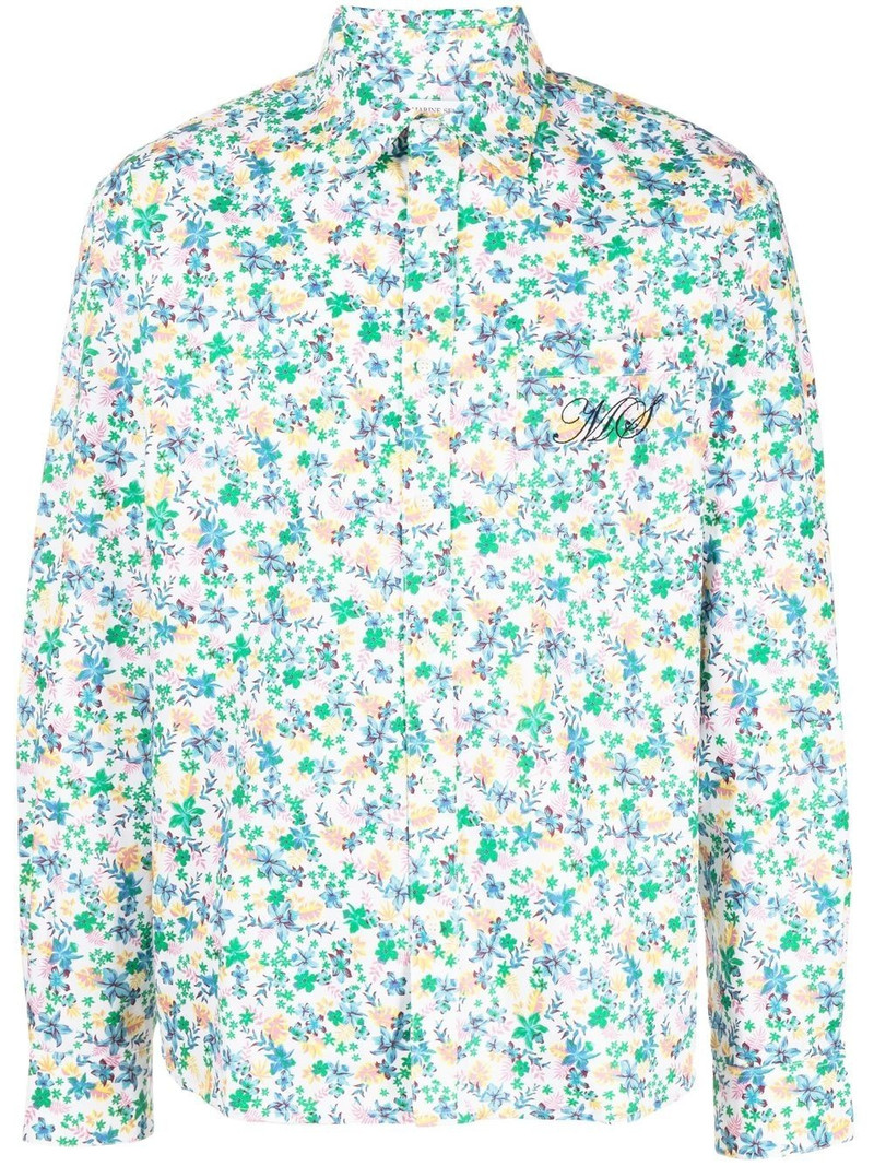 floral-print shirt 1