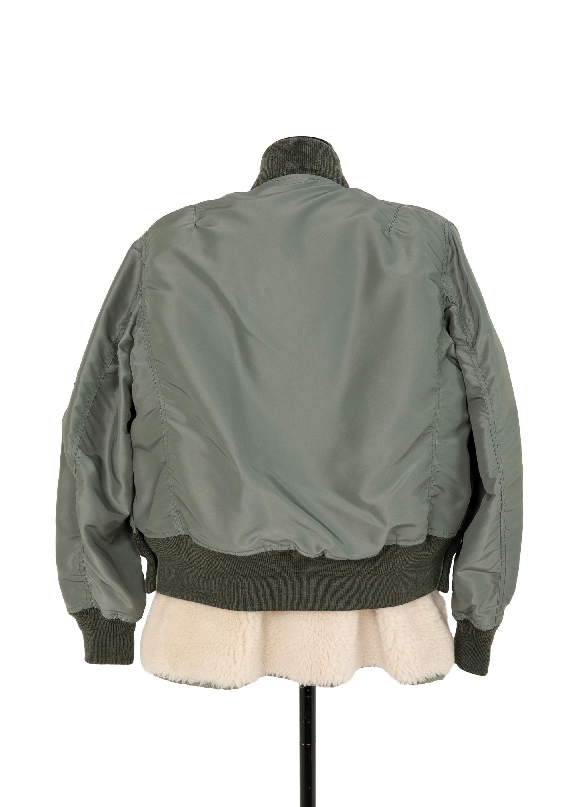 ☆関税込み☆【SACAI】Nylon Twill Blouson SACAI | NYLON TWILL KNIT BLOUSON