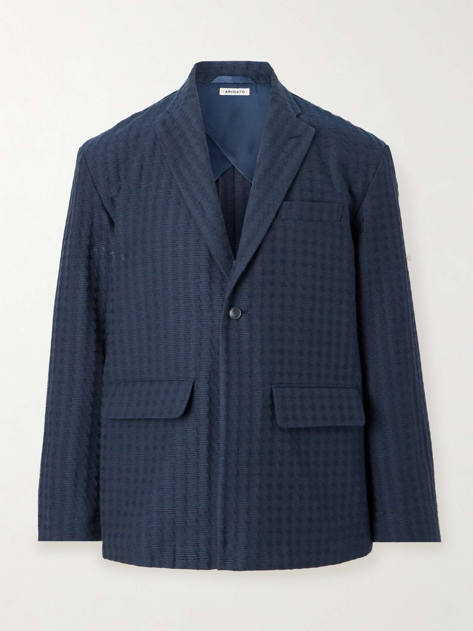 Cotton-Blend Jacquard Suit Jacket - 1