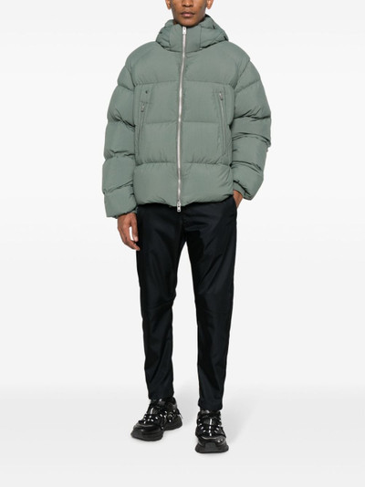 Y-3 quilted hooded jacket outlook
