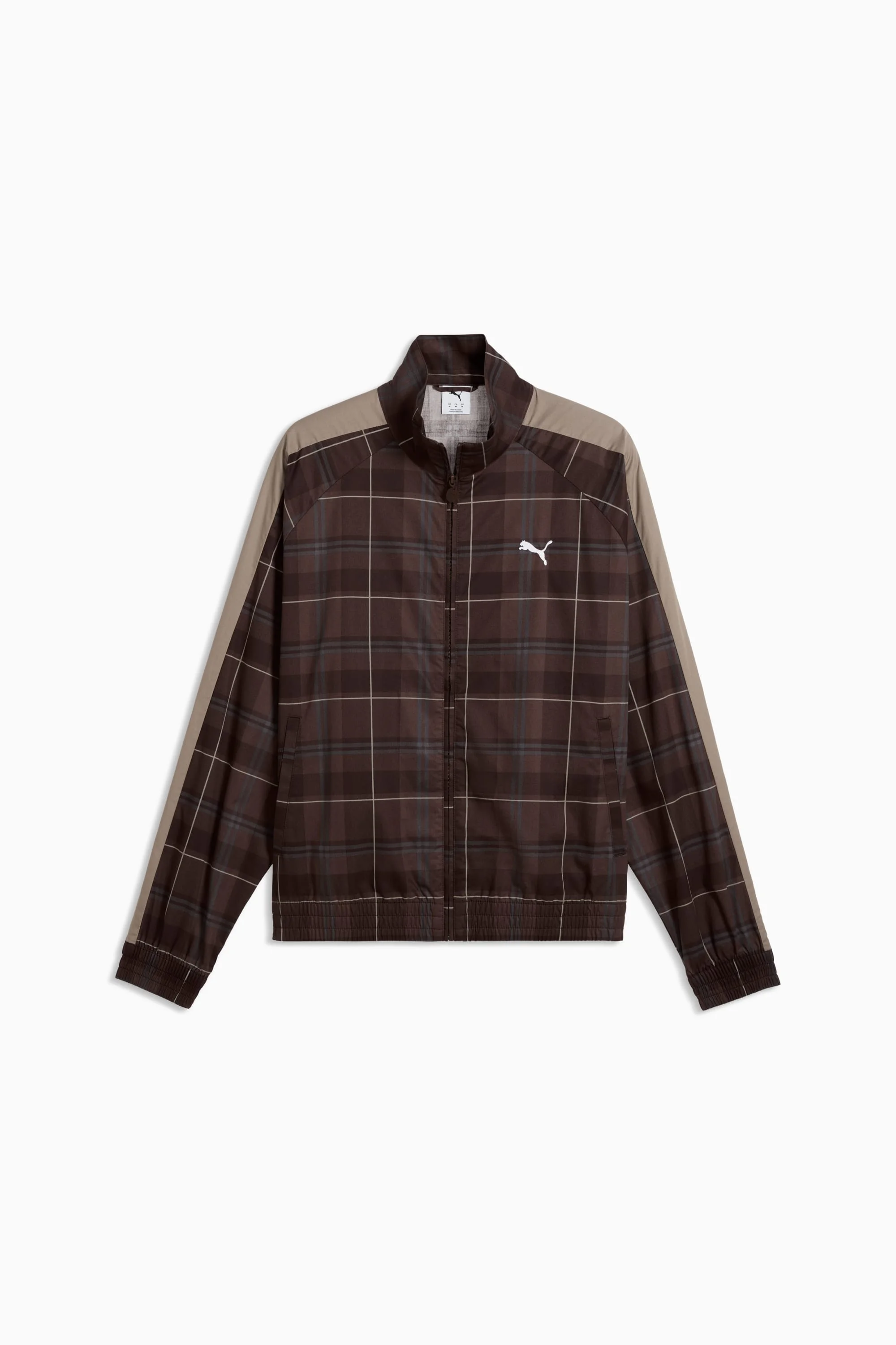 T7 Men's Relaxed Tartan T7 Track Jacket - 1