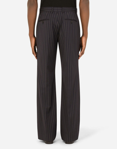 Dolce & Gabbana Pinstripe stretch wool pants outlook