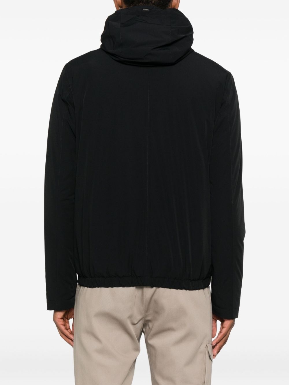 hooded zip-fastening jacket - 4