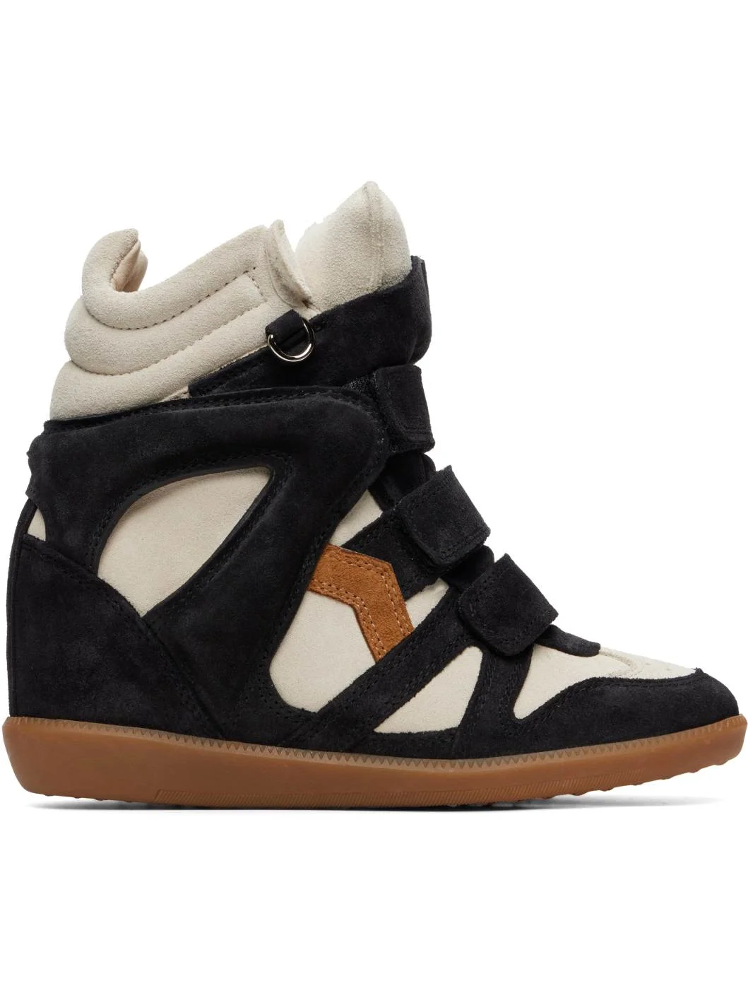 Black & Off-White Bekett Ring Sneakers - 1