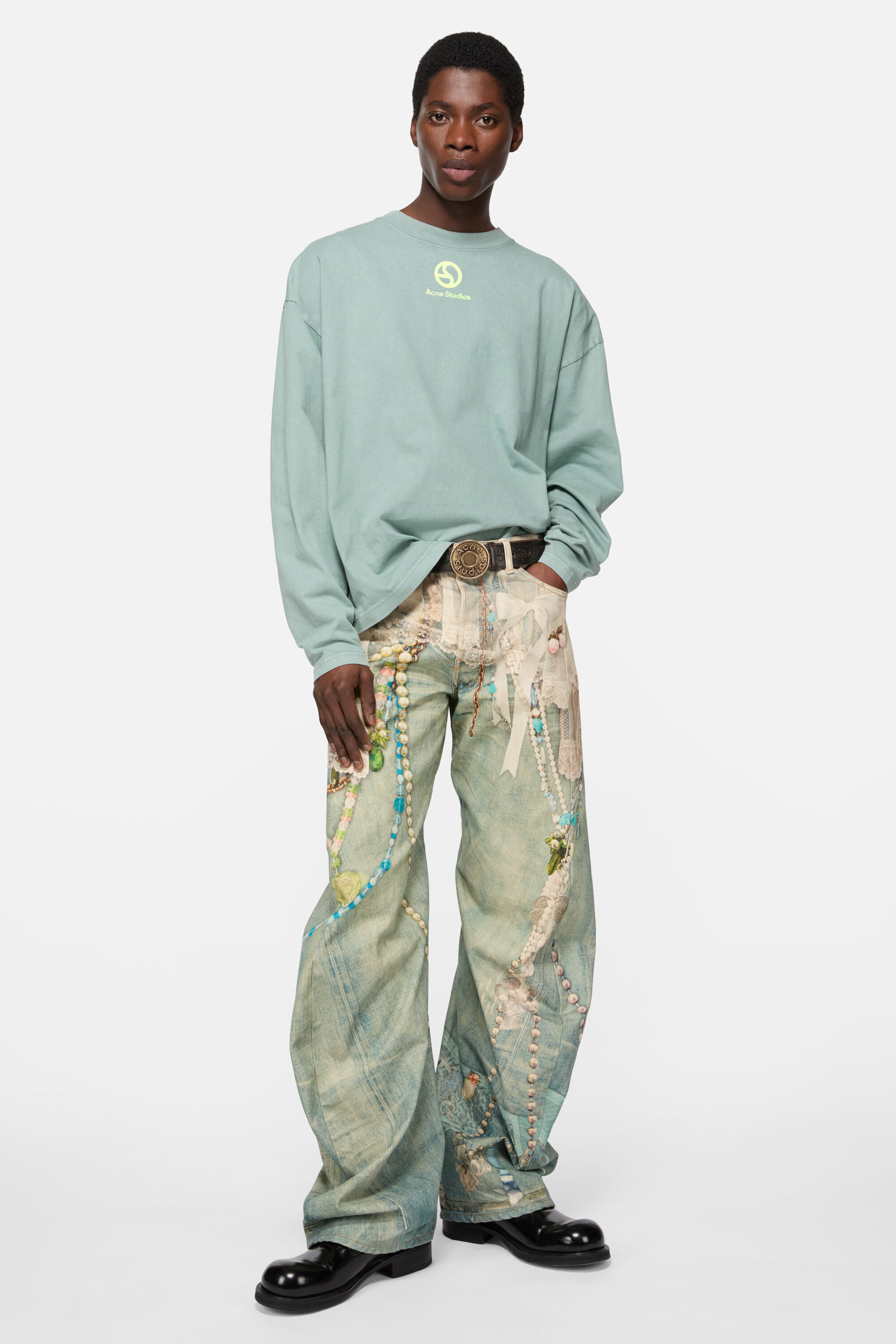 Logo t-shirt - Mint green - 2