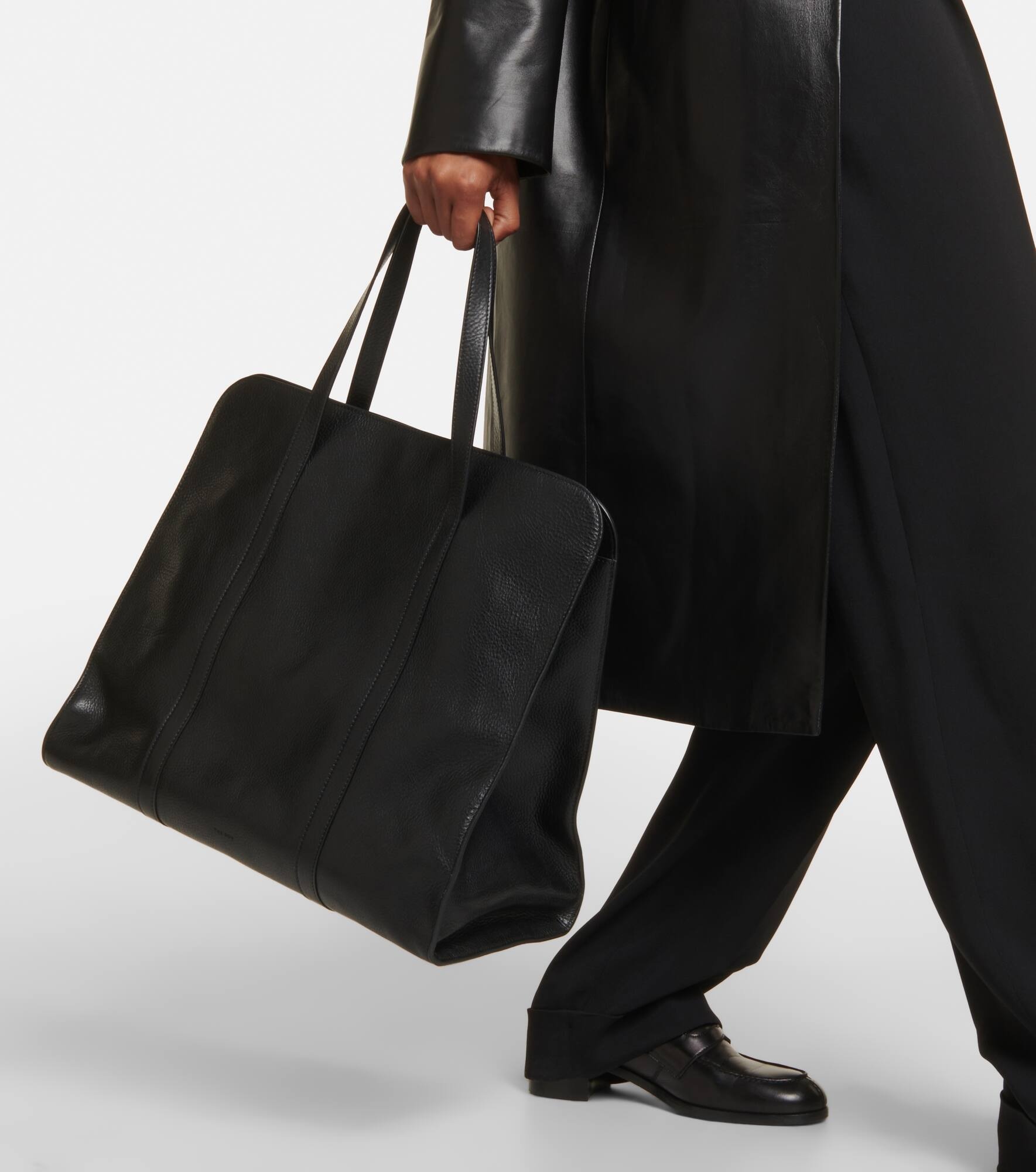 Ben leather tote bag - 2