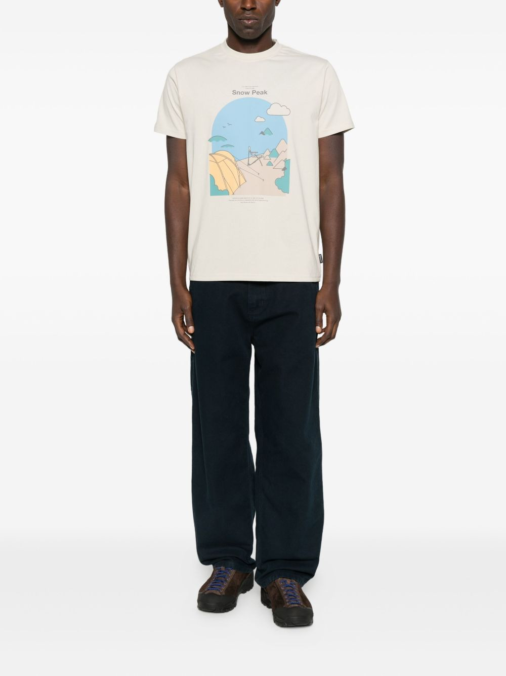 graphic print T-shirt - 3