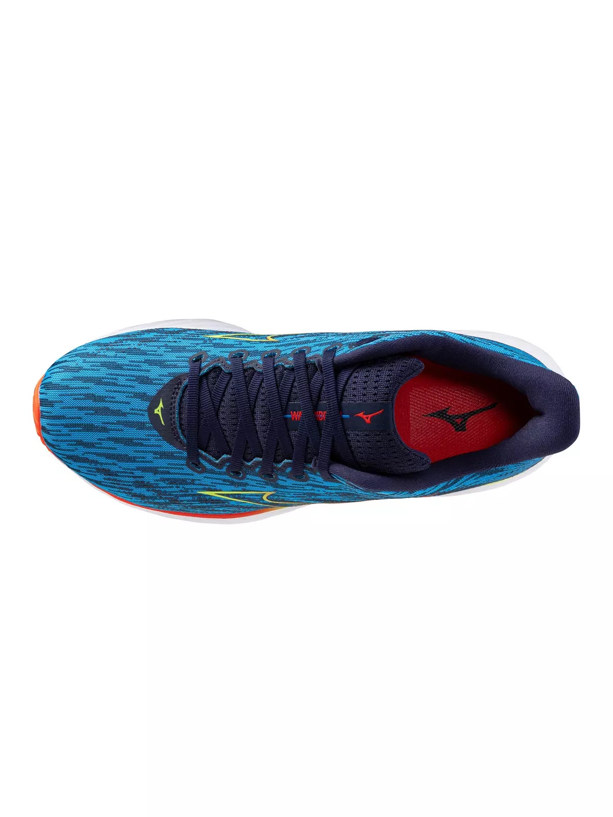 Wave Rider 28 "Blue Pace/Green Gecko" Men's Running Shoe - 6