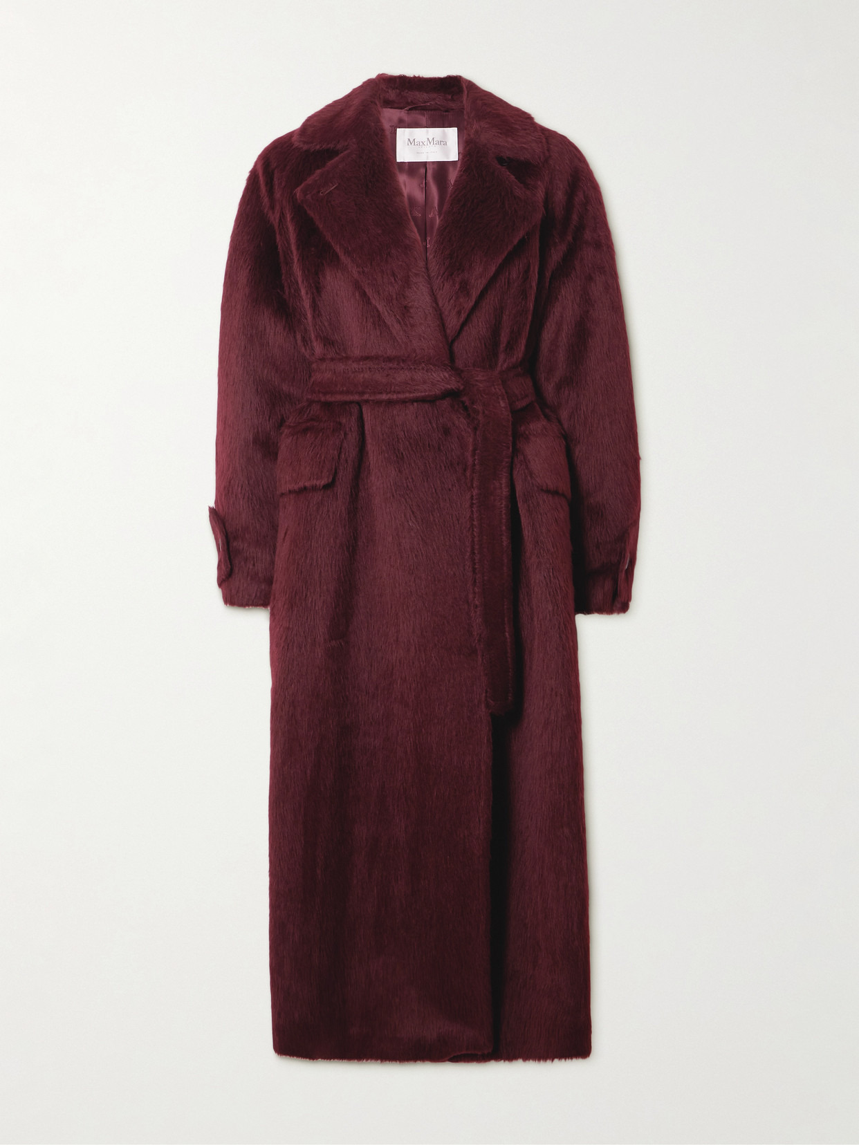 Albata Belted Alpaca And Wool-blend Coat - 1