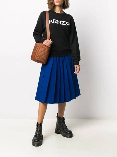 KENZO logo print sweatshirt outlook