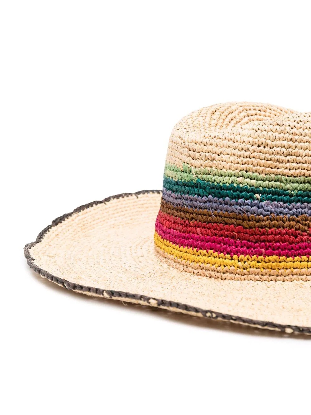 interwoven raffia sun hat - 2