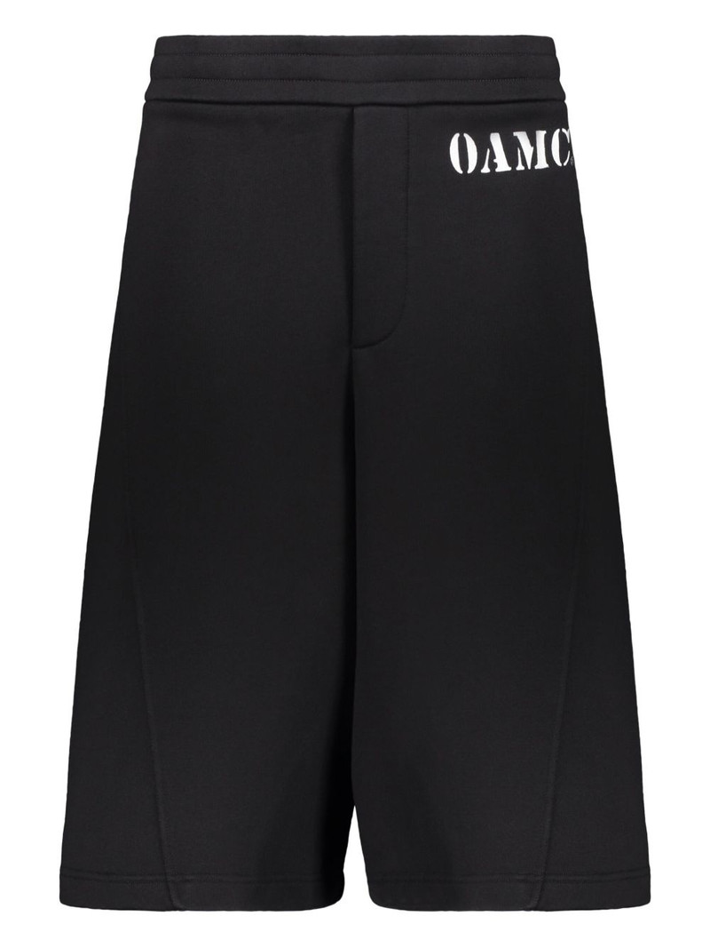drawstring-waist logo shorts 1