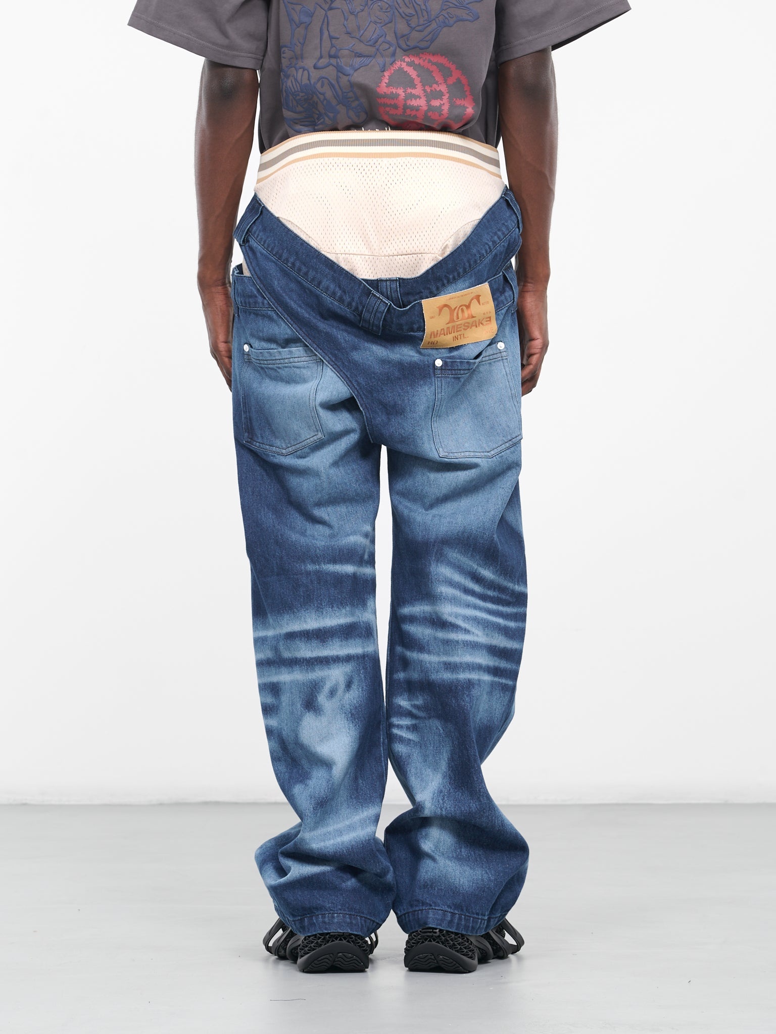 Del Cross-Over Low-Ride Jeans - 3