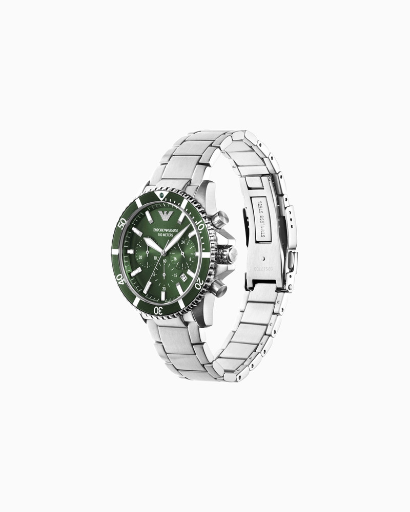 EMPORIO ARMANI CHRONOGRAPH 스테인리스 WATCH outlook