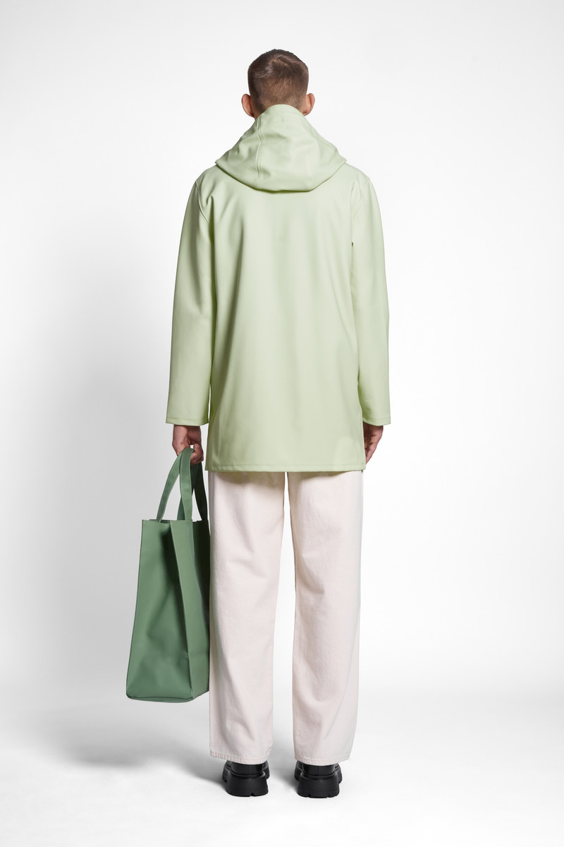 Stockholm Raincoat Seafoam Green 4