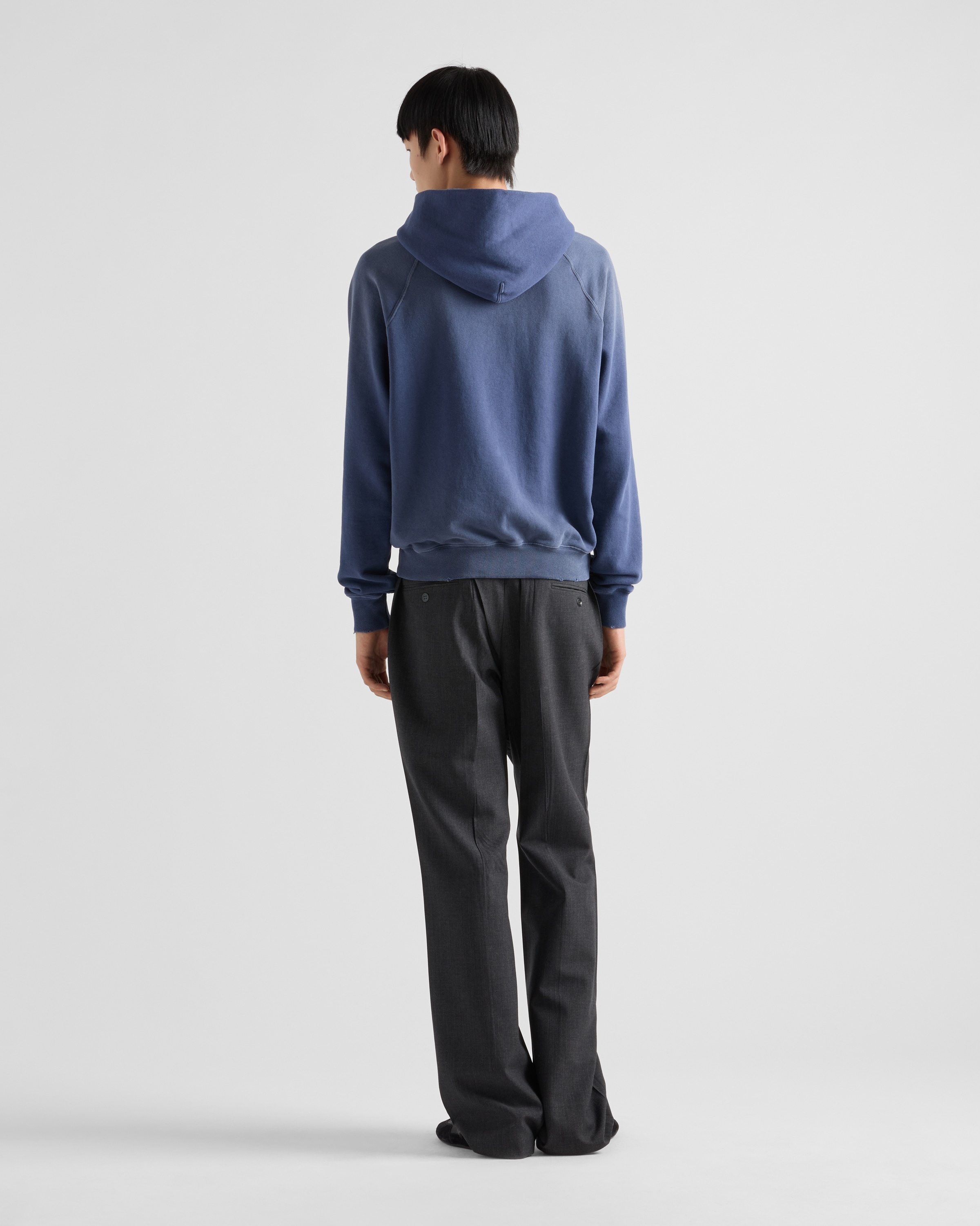 Printed cotton fleece hoodie - 5