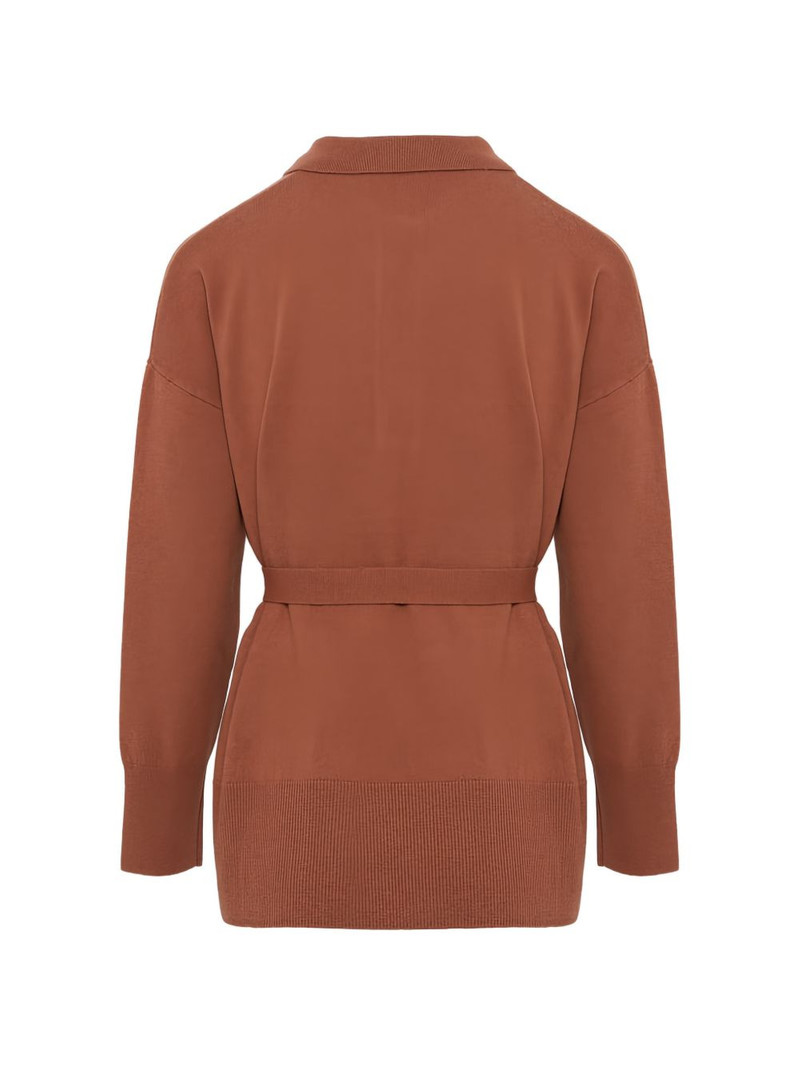 Yves Salomon V-neck knitted top outlook