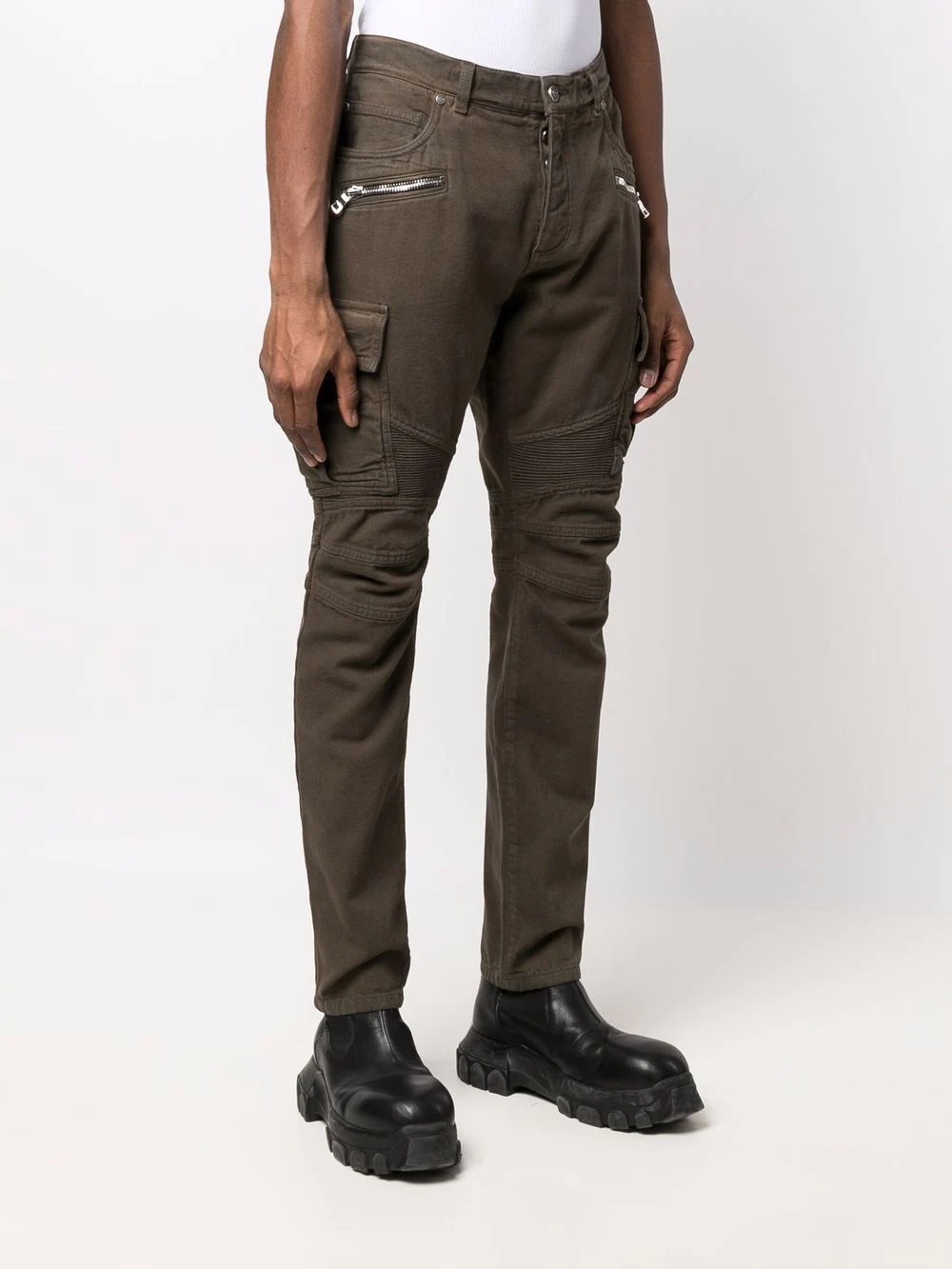 skinny-fit cargo trousers - 3