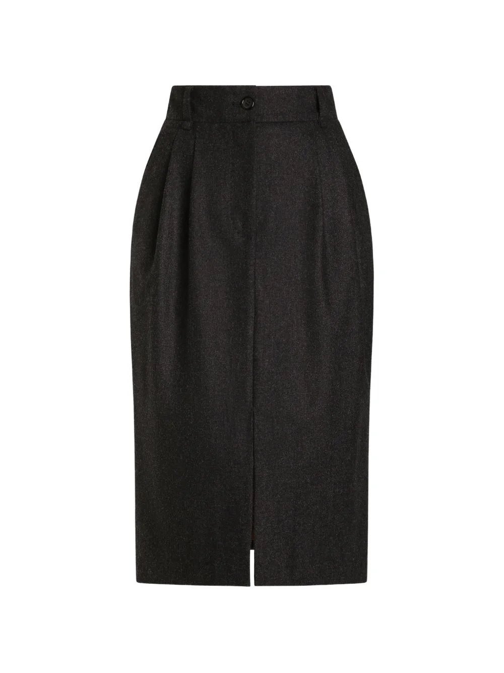 wool flannel skirt - 1