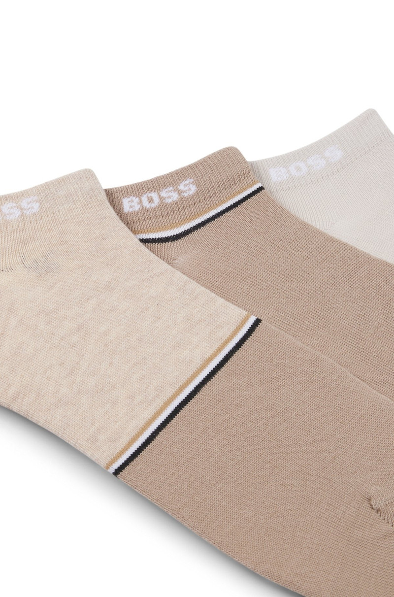 BOSS THREE-PACK OF ANKLE-LENGTH SOCKS outlook