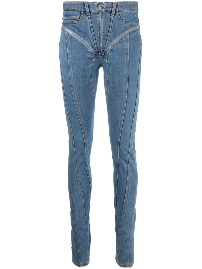 Spiral skinny jeans 1
