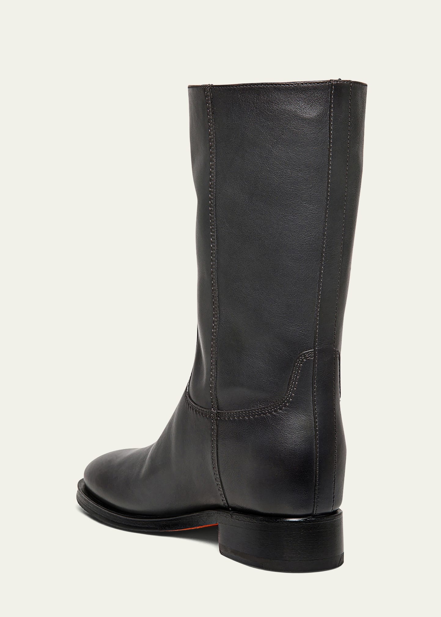 Fleeces Leather Mid Boots - 4