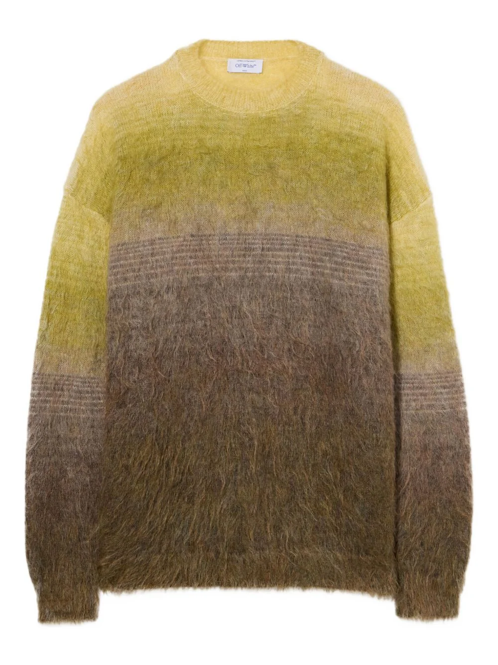 arrow gradient crewneck sweater - 1