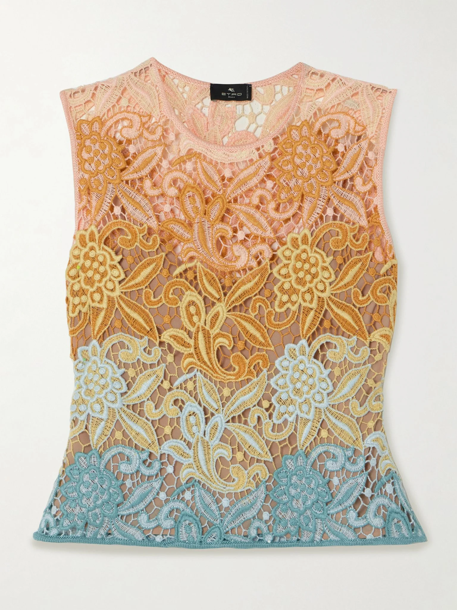 Cropped macramé top Multi - 1