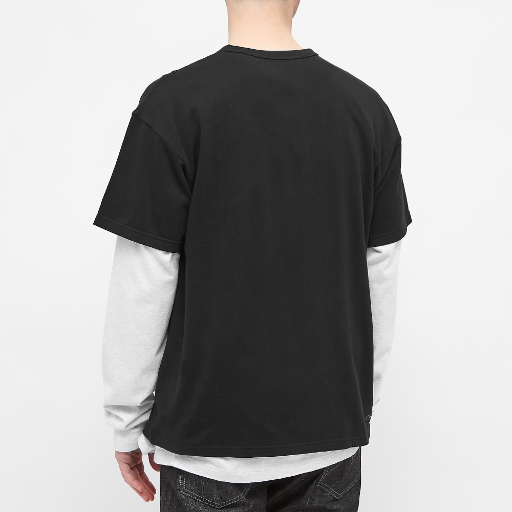 SOPHNET. Fabric Mix Pocket Tee - 4