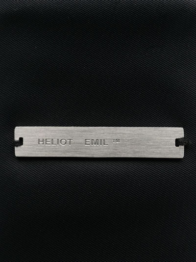 HELIOT EMIL™ logo-plaque pointed tie outlook