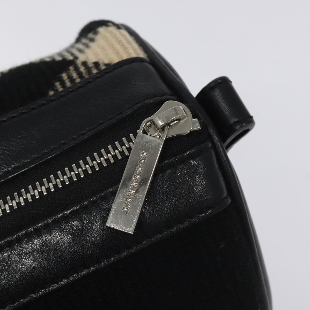 Burberry Hand Bag Wool Black - 9