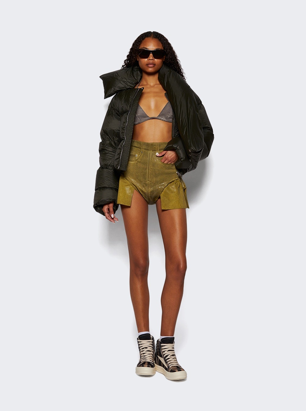 Funnel Neck Jacket Forest - 2