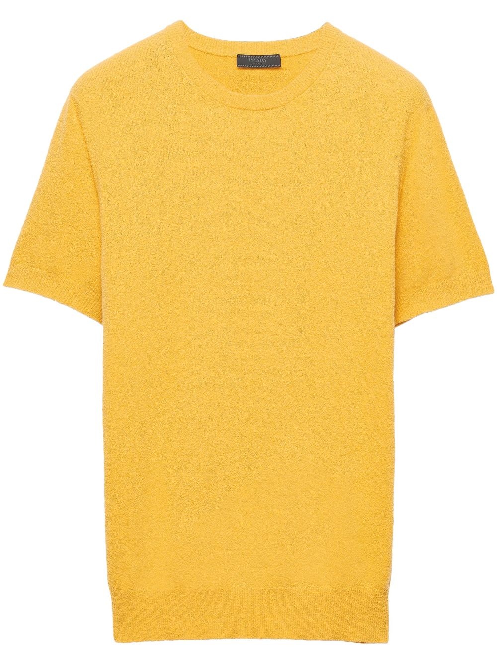 short-sleeve cotton sweater - 1