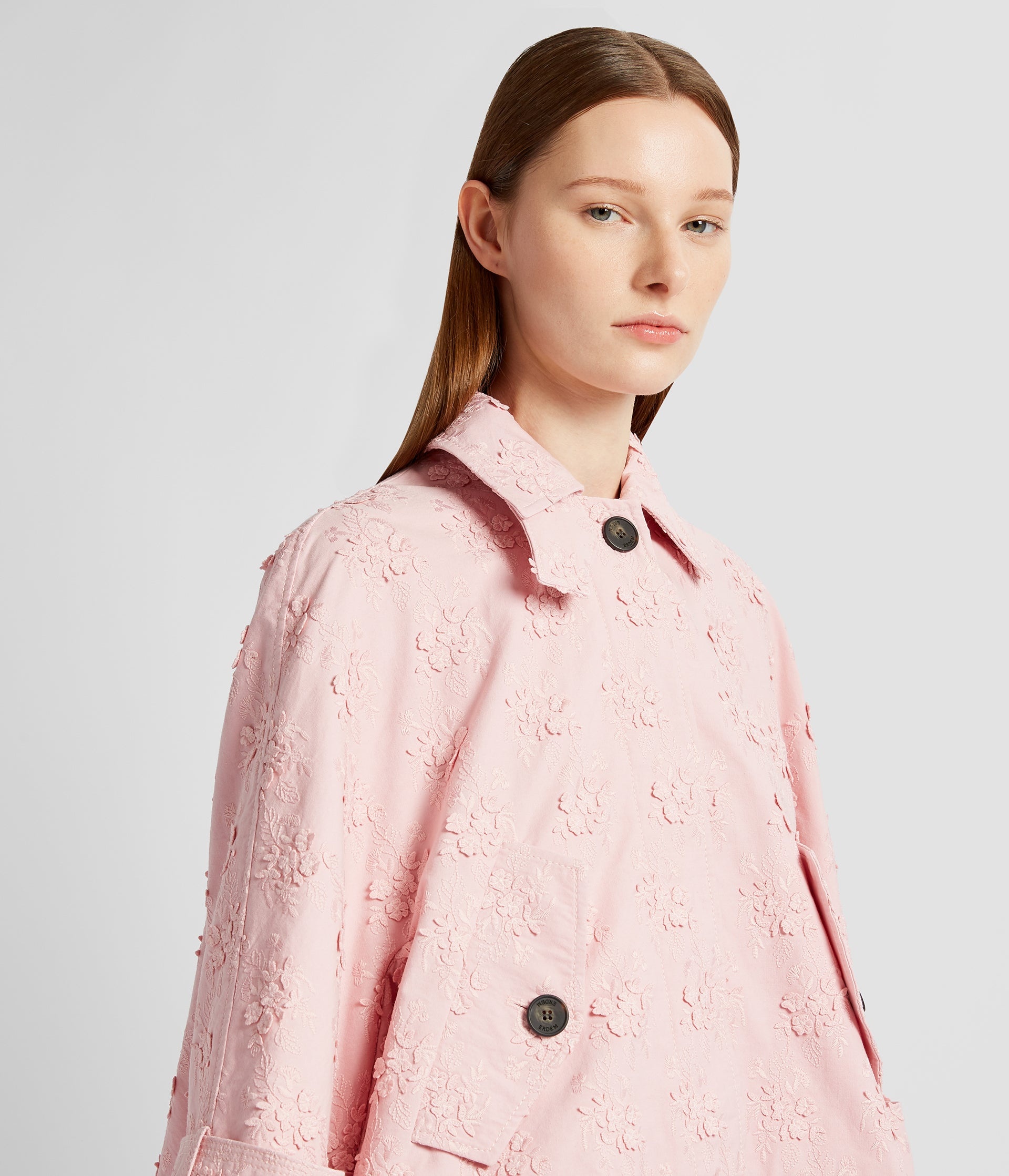 CROPPED TRENCH JACKET - 5