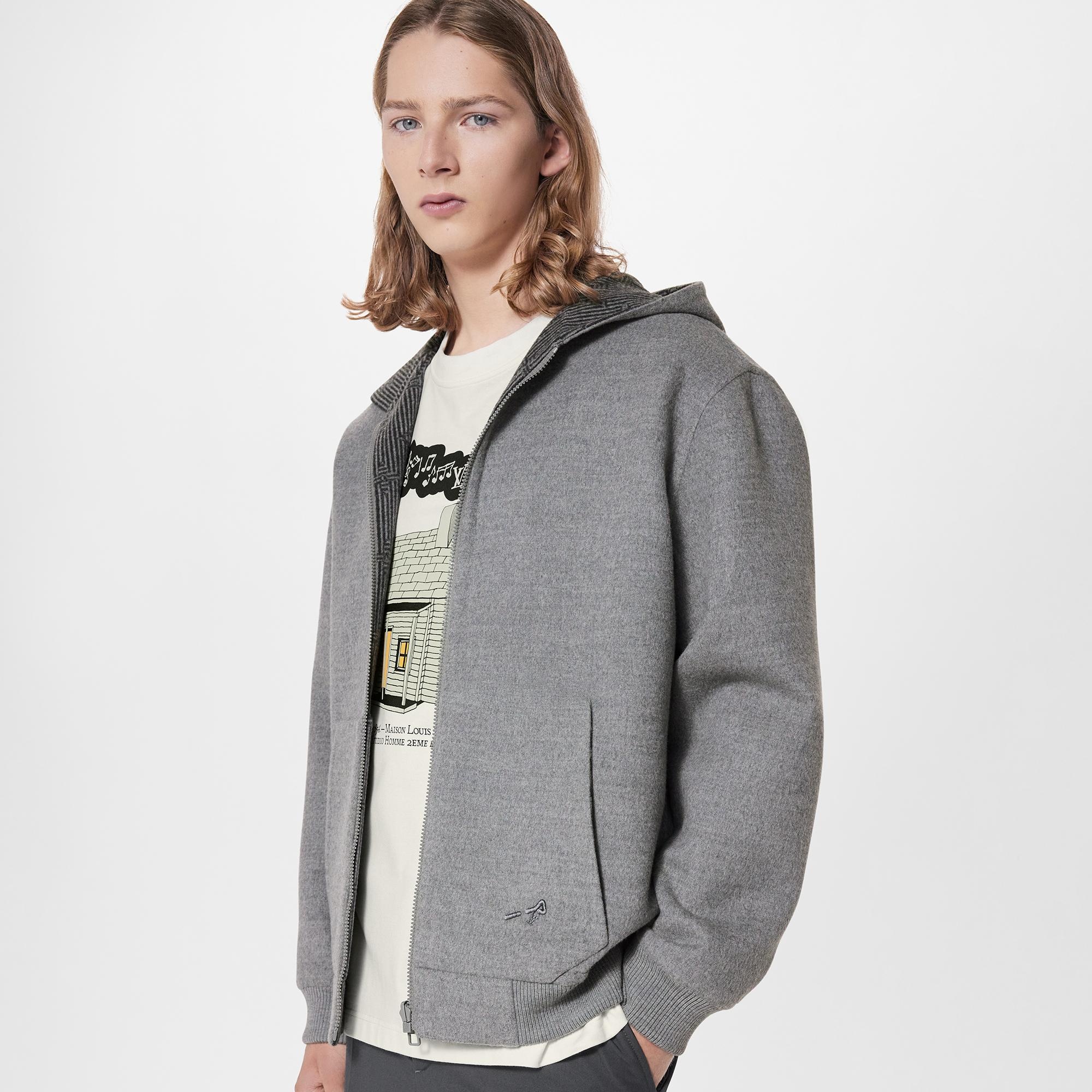 Reversible Double Face Hooded Blouson - 5