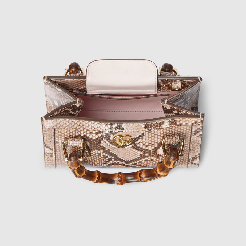 Gucci Diana python small tote bag 7