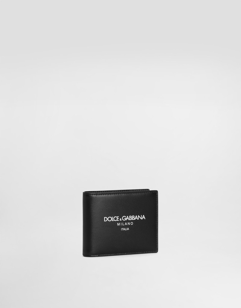 Dolce & Gabbana Calfskin bifold wallet with logo outlook