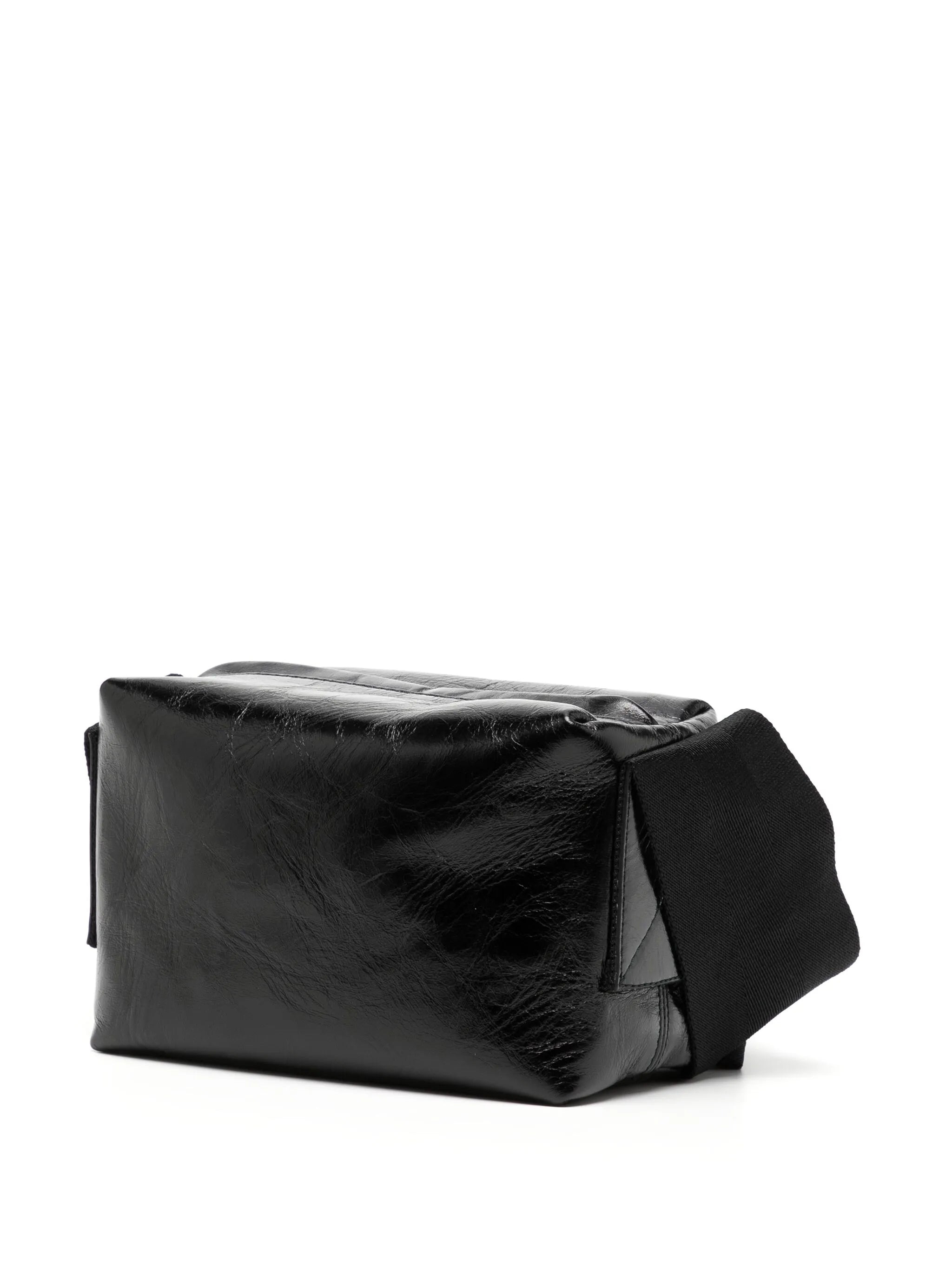 Uma Wang Medium Leather Shoulder Bag - 2
