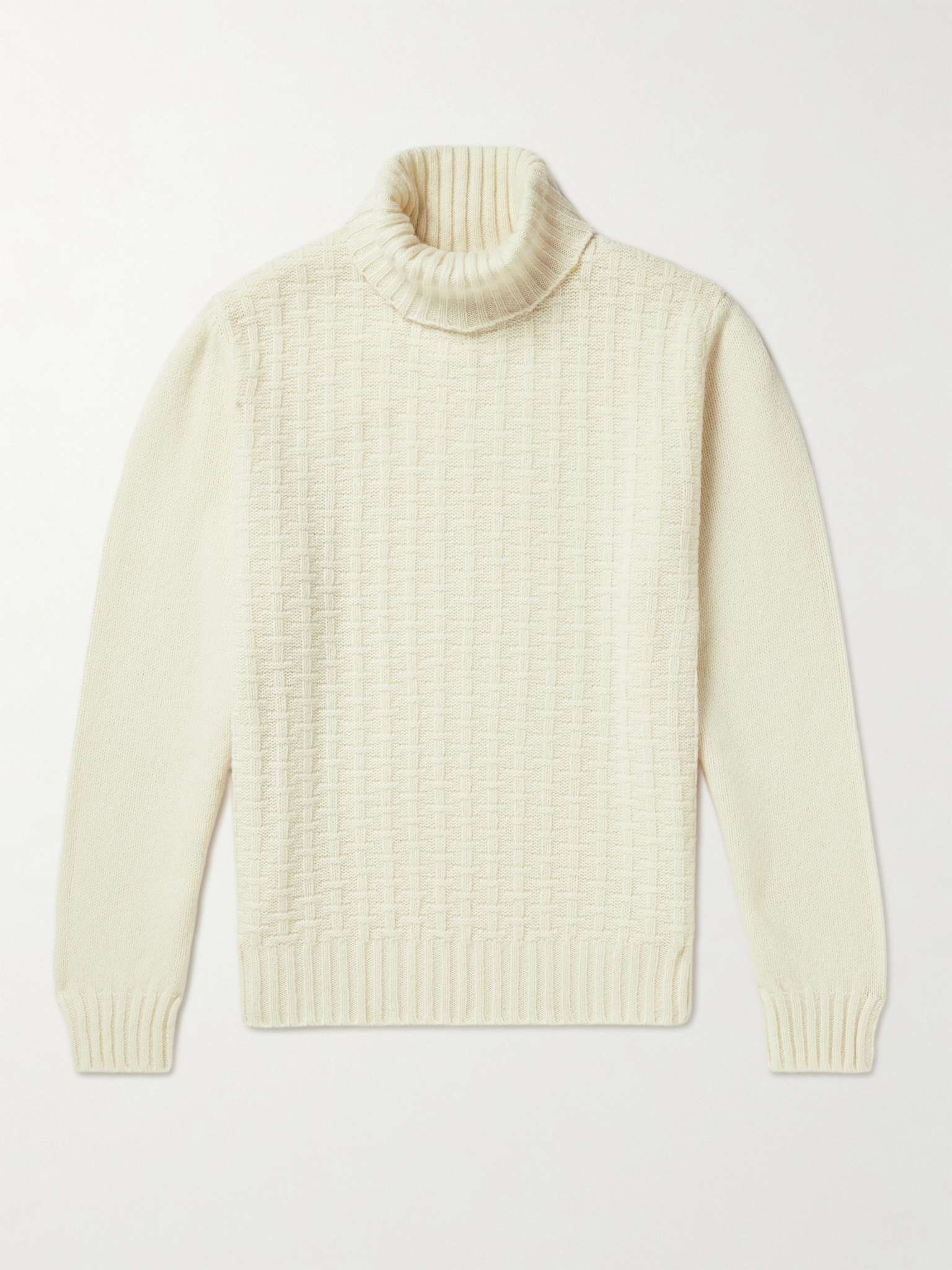 Wool-Blend Rollneck Sweater - 1