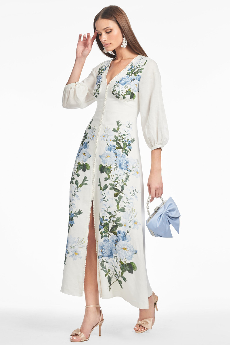 VARENNA DRESS - SKY PEARL RACEME - 1